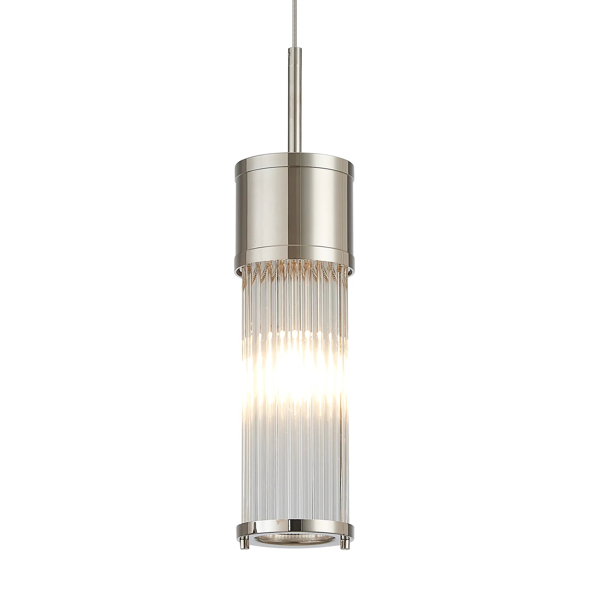 Gwen 1/2 Light Glass Rod Bathroom Wall Lights, E14, IP44- Various Finishes