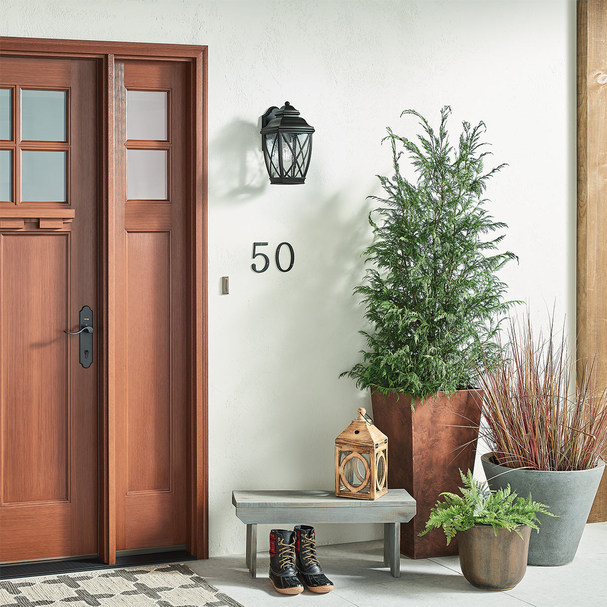 Tangier Medium Wall Lantern - Olde Bronze Finish