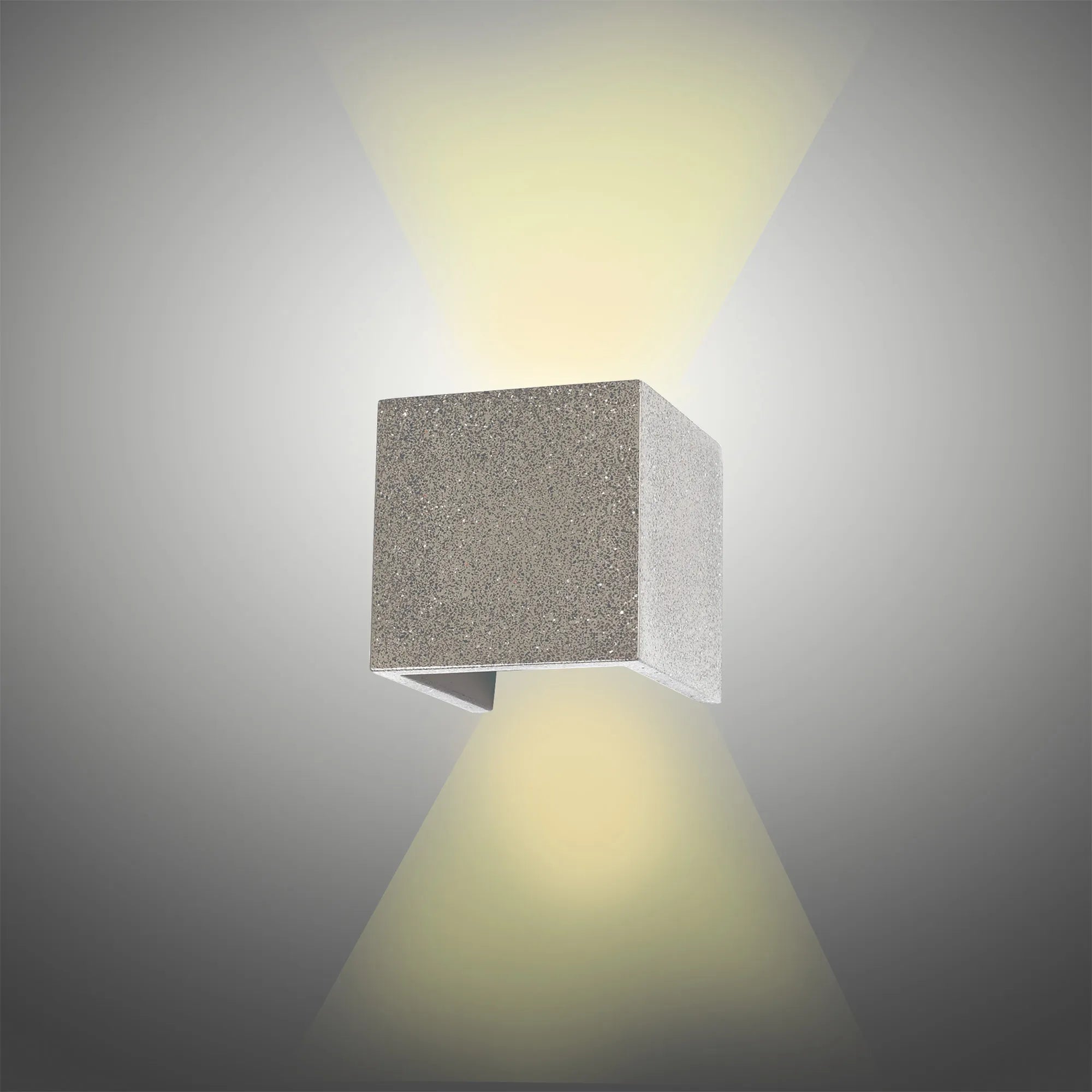 Taos IP65 LED Up/Down Light - Grey/White Cement