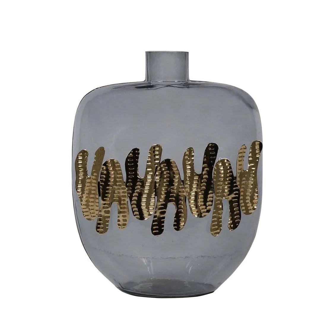 Taylor Small Bottle - Smoked Grey & Gold Finish