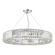Teyana 9Lt Crystal Ceiling Light - Polished Chrome Crystal