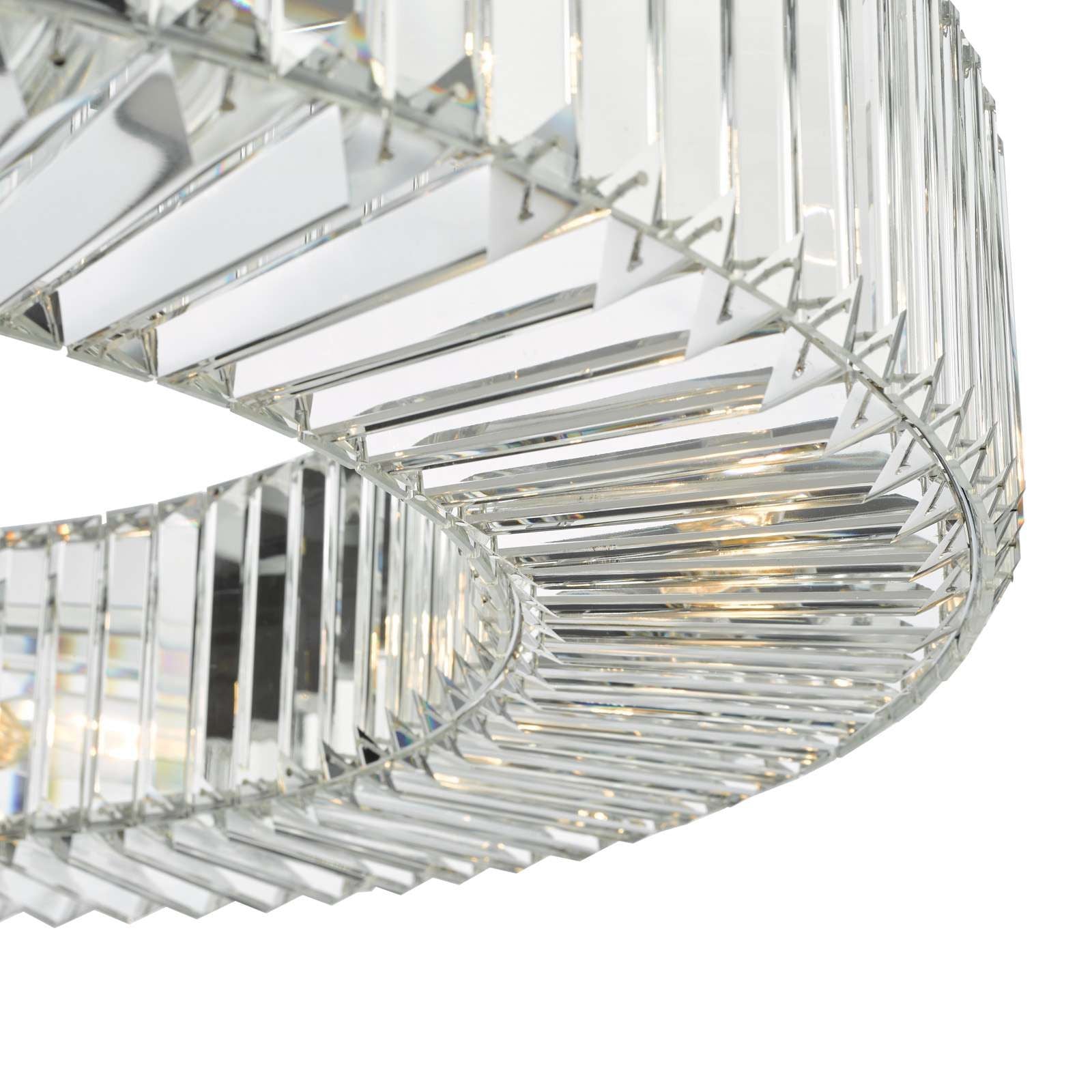Teyana 9Lt Crystal Ceiling Light - Polished Chrome Crystal