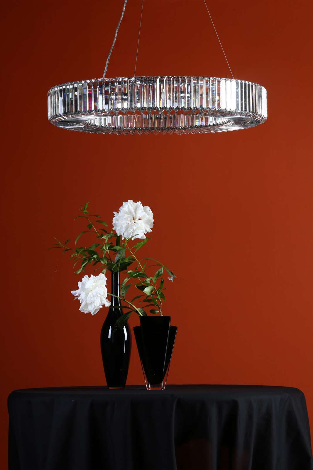 Teyana 9Lt Crystal Ceiling Light - Polished Chrome Crystal