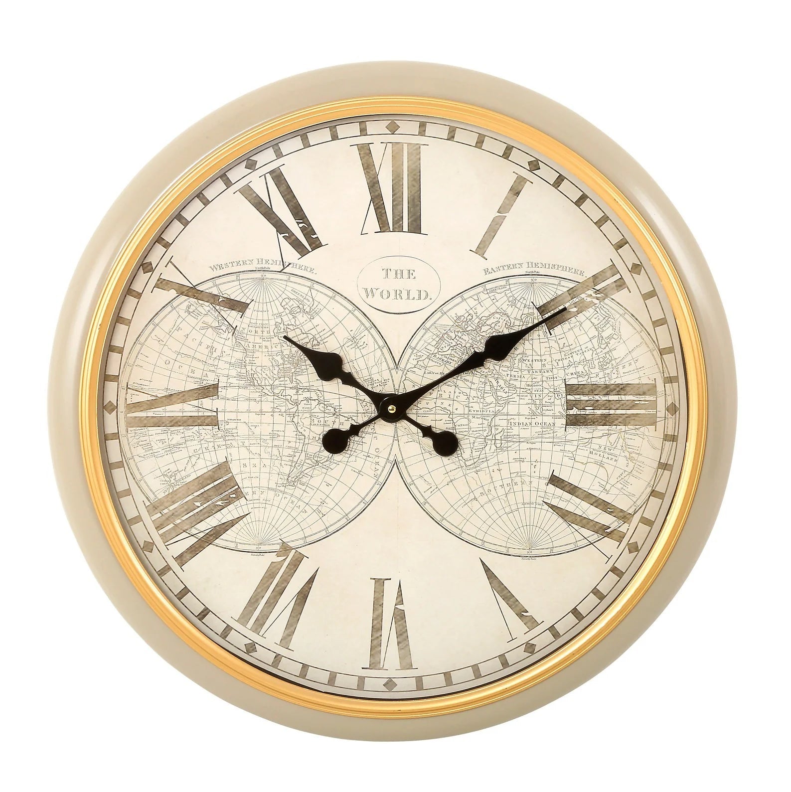 The World Clock - Ornate Style Finish