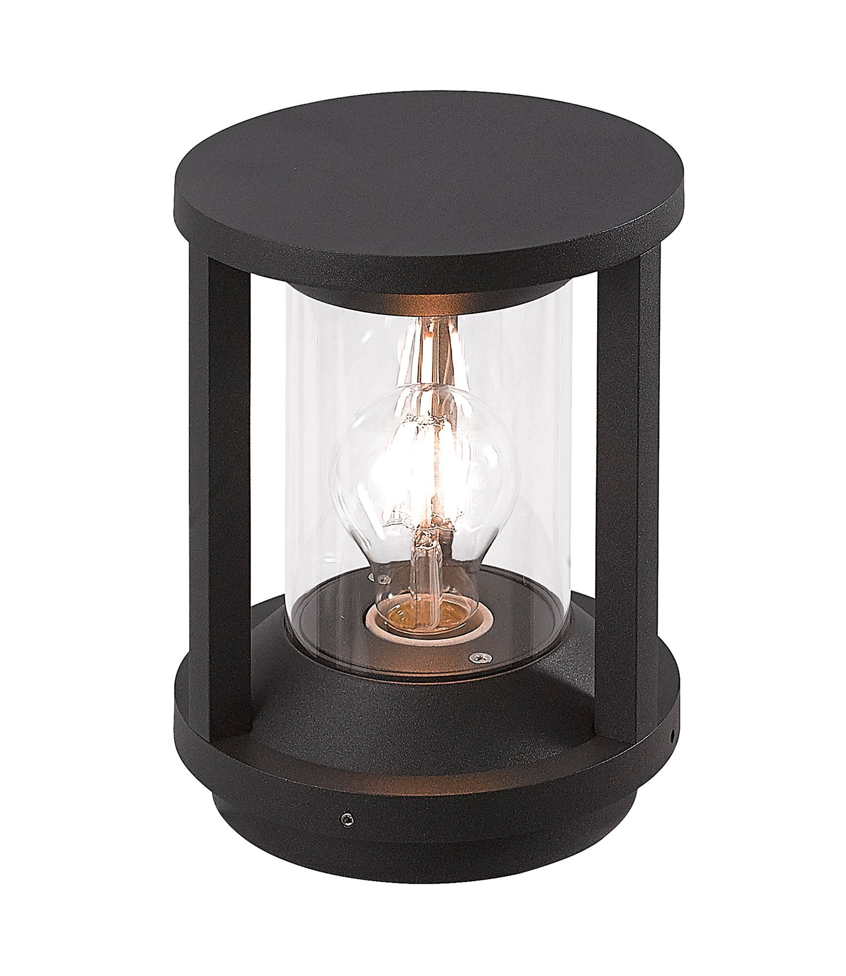 Thoeim Pillar Lamp, 1 x E27, IP65, Anthracite, 2yrs Warranty Outdoor Light