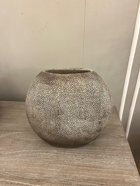 Vase deco RAYSKIN grey - Christmas Gift