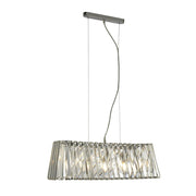 Tiara 4Lt Kitchen Light - Chrome & Crystal