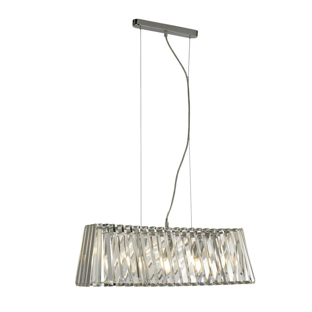 Tiara 4Lt Kitchen Light - Chrome & Crystal