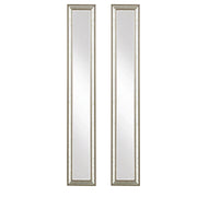 Tina Rectangular Mirror (Set of 2 ) - Champagne Finish