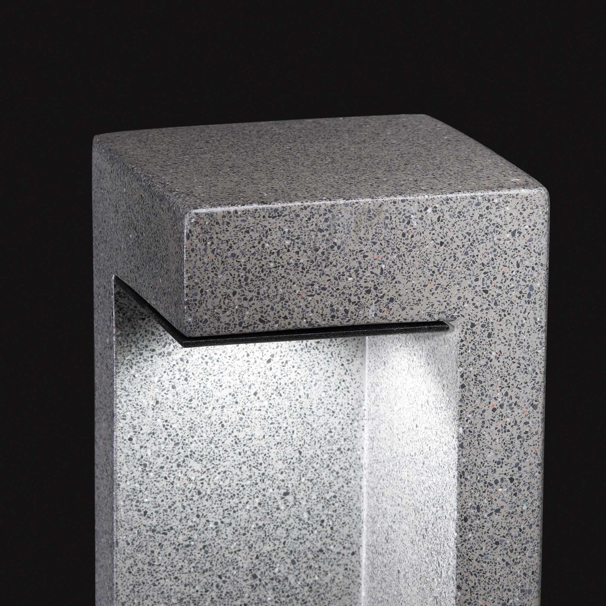 Titano Bollard Post Light - Granite Finish - Cusack Lighting