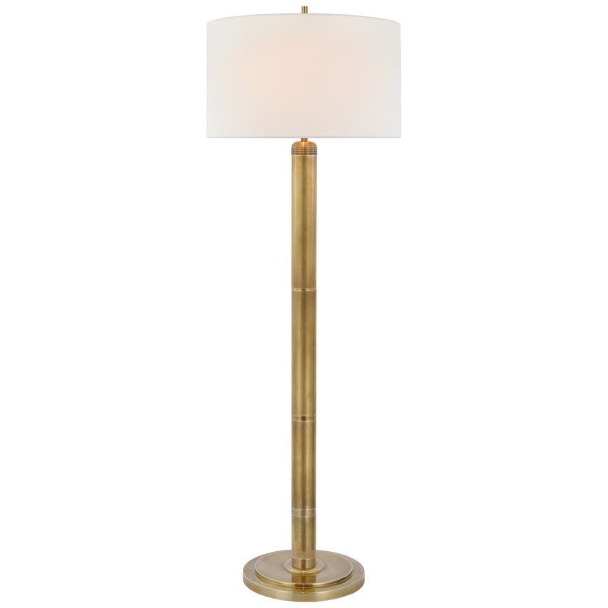 Longacre Floor Lamp- Antique Brass/ Bronze Finishes