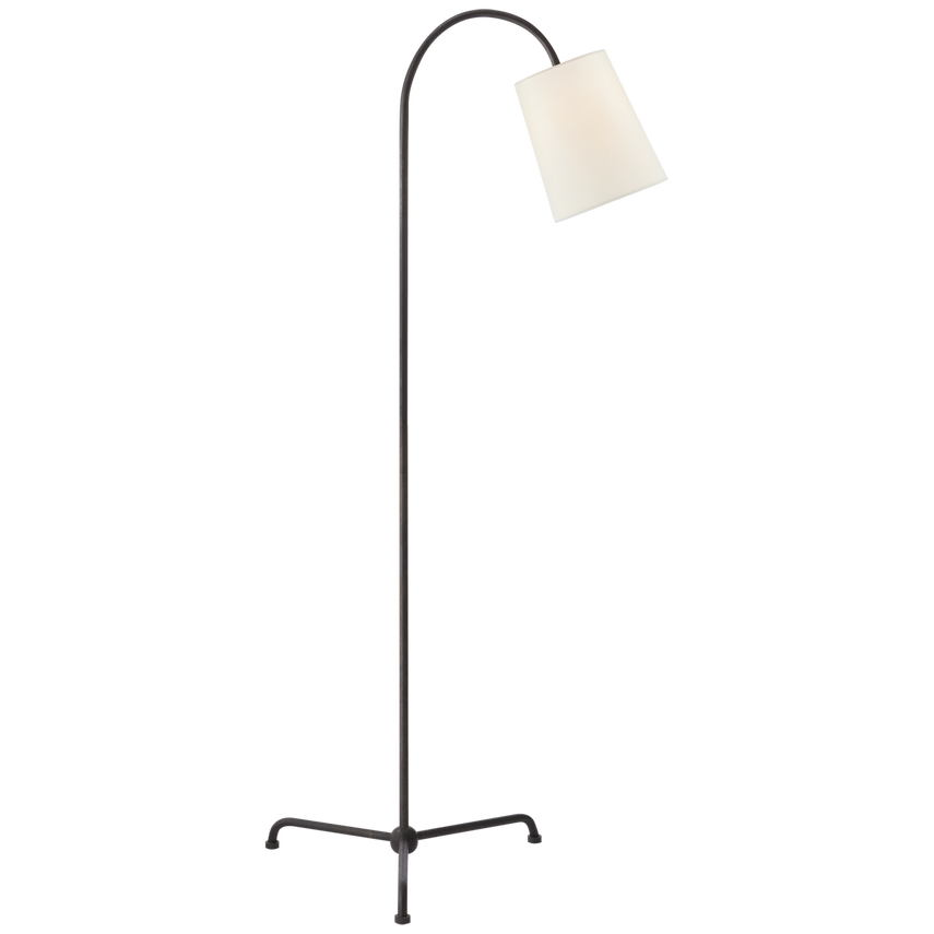 Mia Floor Lamp-Aged Iron/ Gilded Iron Finishes
