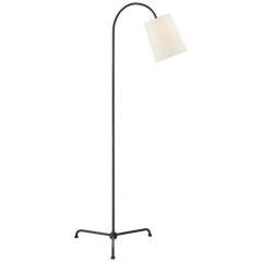 Mia Floor Lamp-Aged Iron/ Gilded Iron Finishes