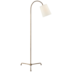 Mia Floor Lamp-Aged Iron/ Gilded Iron Finishes