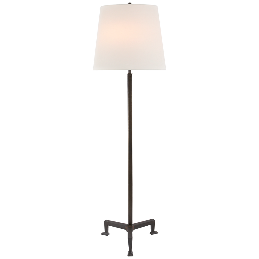 Parish Floor Lamp- Gilded Iron/ Aged Iron