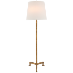 Parish Floor Lamp- Gilded Iron/ Aged Iron