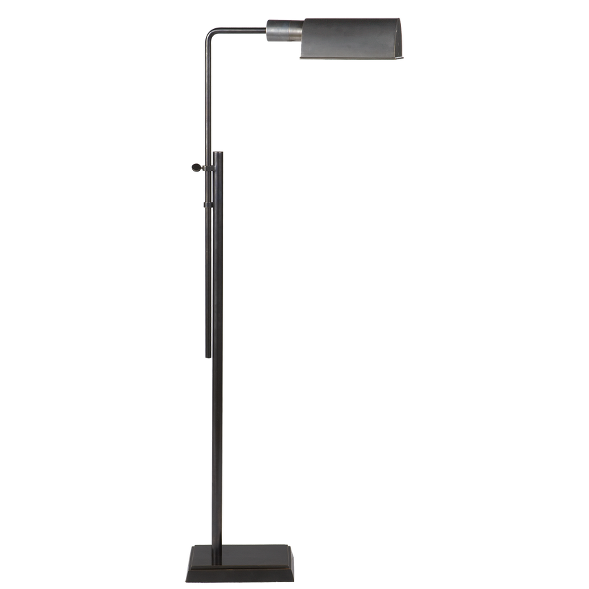 Pask Pharmacy Floor Lamp- Bronze/ Antique Brass