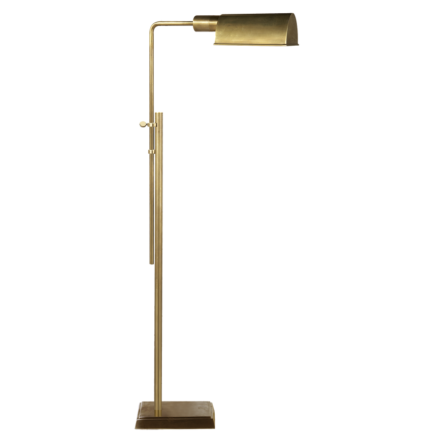 Pask Pharmacy Floor Lamp- Bronze/ Antique Brass