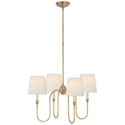 Vendome Small Chandelier- Brass/ bronze Finish
