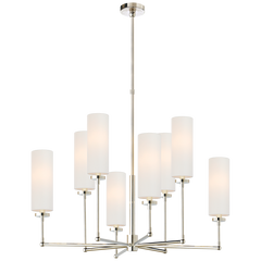 Ziyi Large Chandelier- Bronze/ Nickel/ Brass Finishes