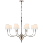 Vivian Large One/Two Tier Chandelier- Brass/ Nickel Finishes