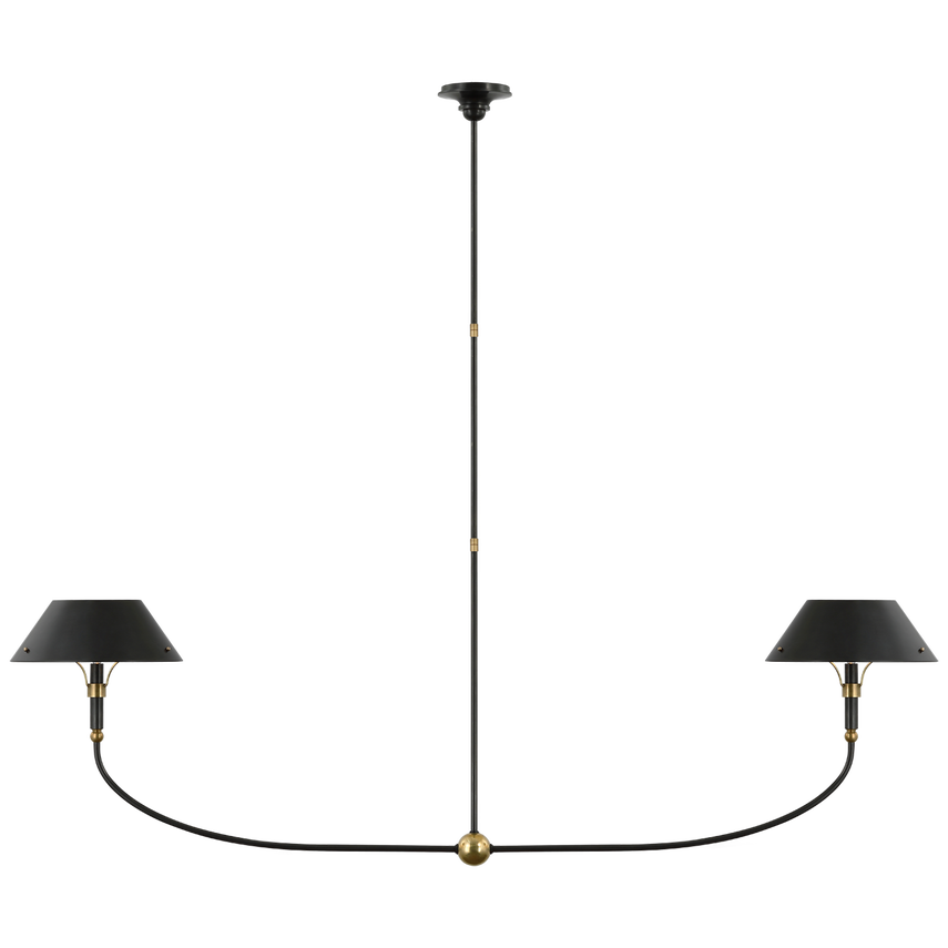 Turlington Linear Chandelier- Brass/ Bronze Finishes