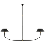 Turlington Linear Chandelier- Brass/ Bronze Finishes