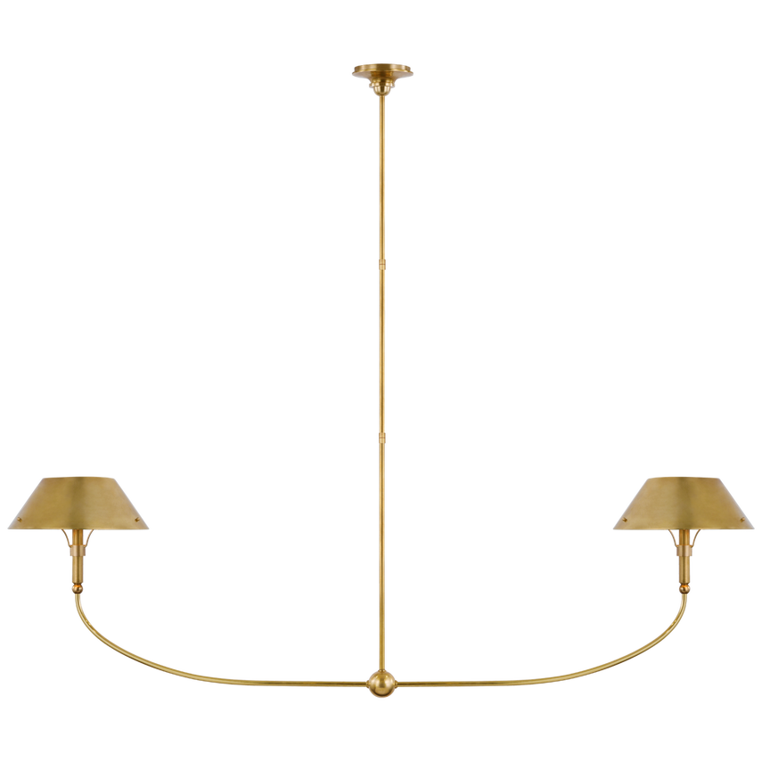 Turlington Linear Chandelier- Brass/ Bronze Finishes