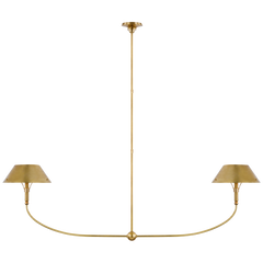 Turlington Linear Chandelier- Brass/ Bronze Finishes