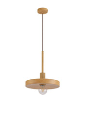 Tombser Single Pendant, 1 Light Adjustable E27, Marble Effect