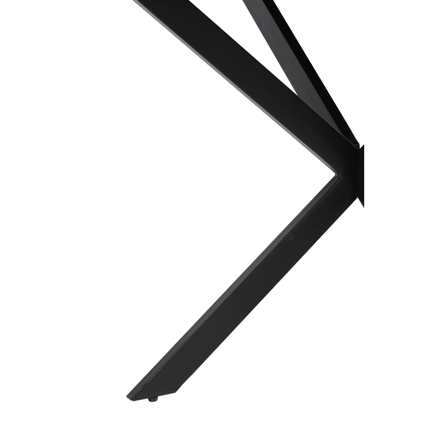 Tomochi Dining Table - Black Marble Top & Black Finish