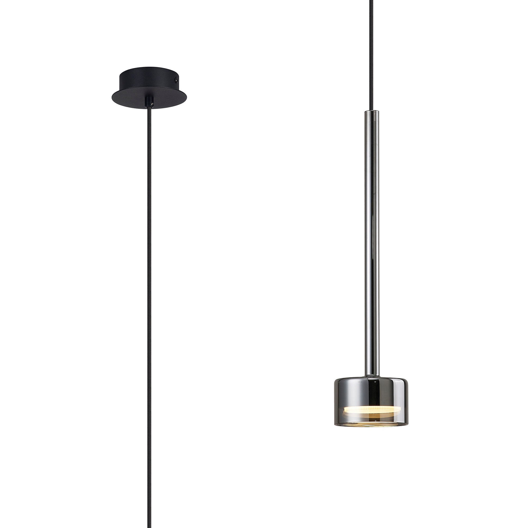 Tonic 1Lt Replaceable LED Pendant - Various Colours