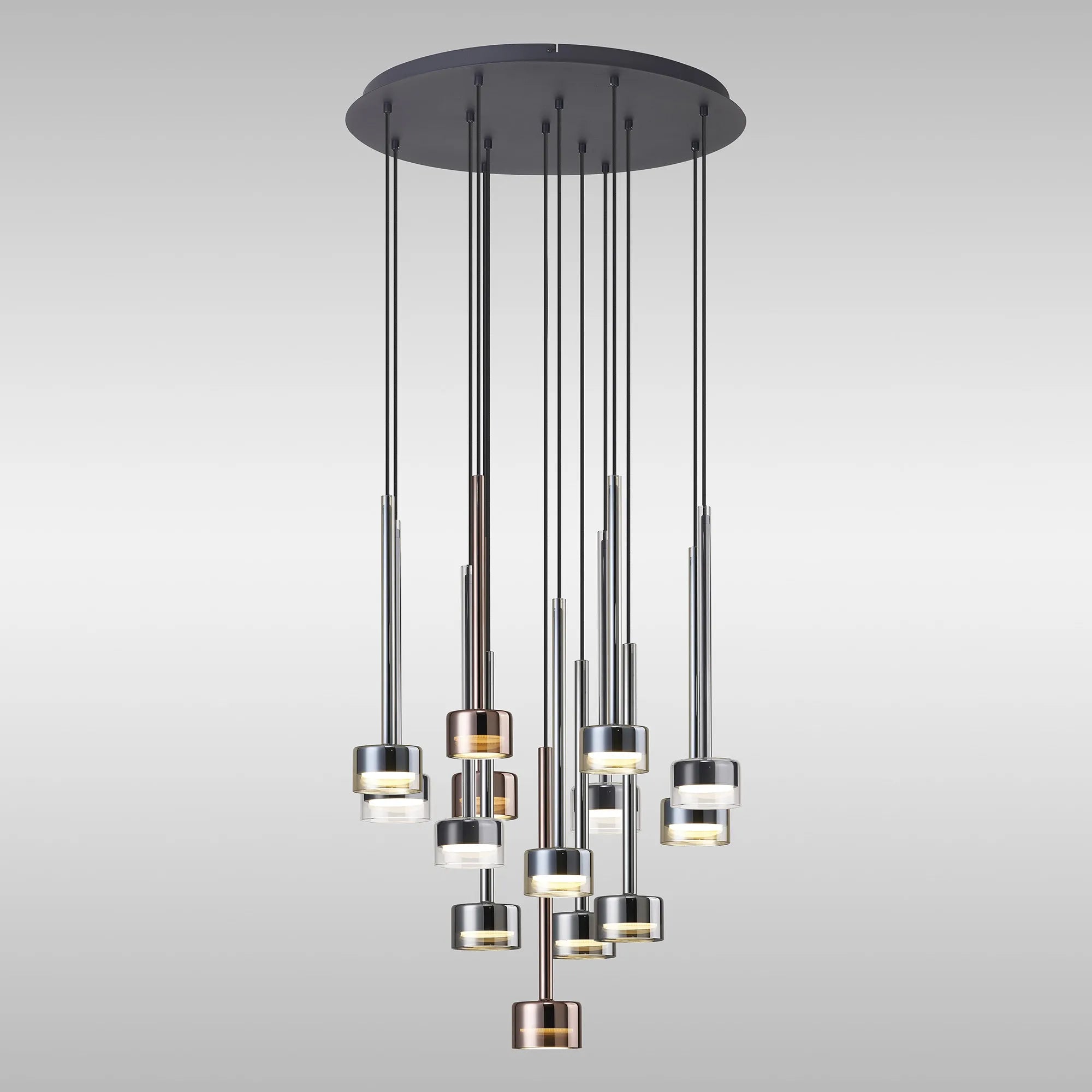 Tonic Cluster Light Black & Chrome/Bronze/Copper