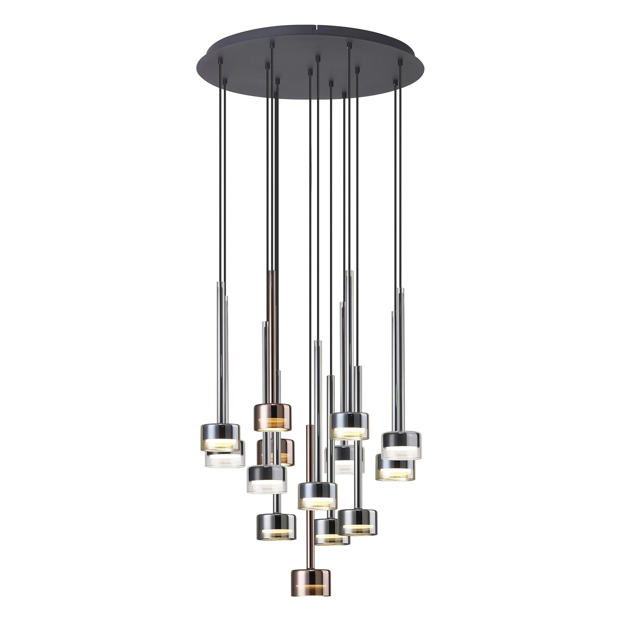 Tonic Cluster Light Black & Chrome/Bronze/Copper