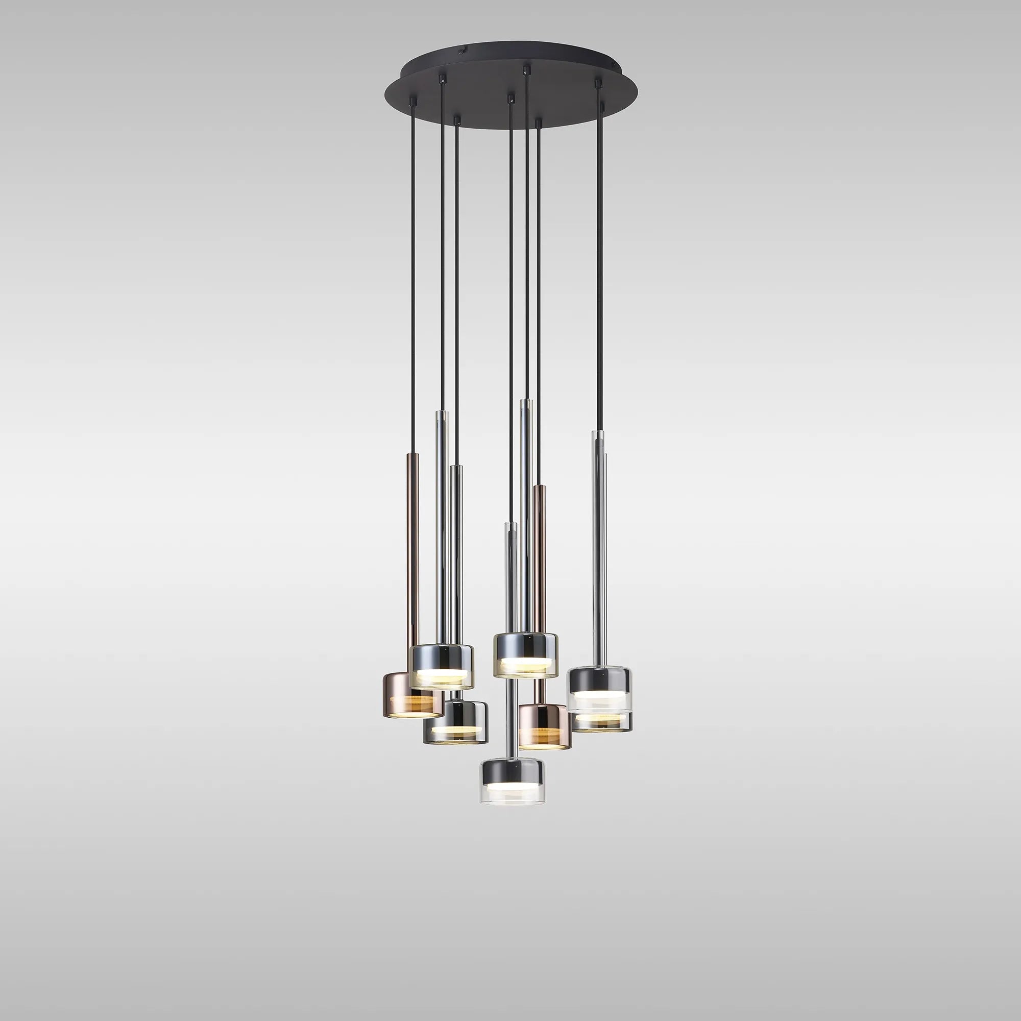 Tonic Cluster Light Black & Chrome/Bronze/Copper