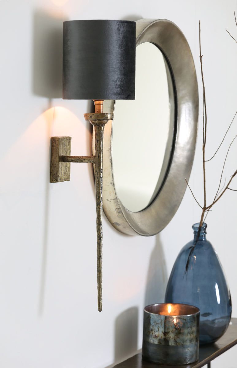 Torch Wall Lamp - Rough Antique Bronze Finish