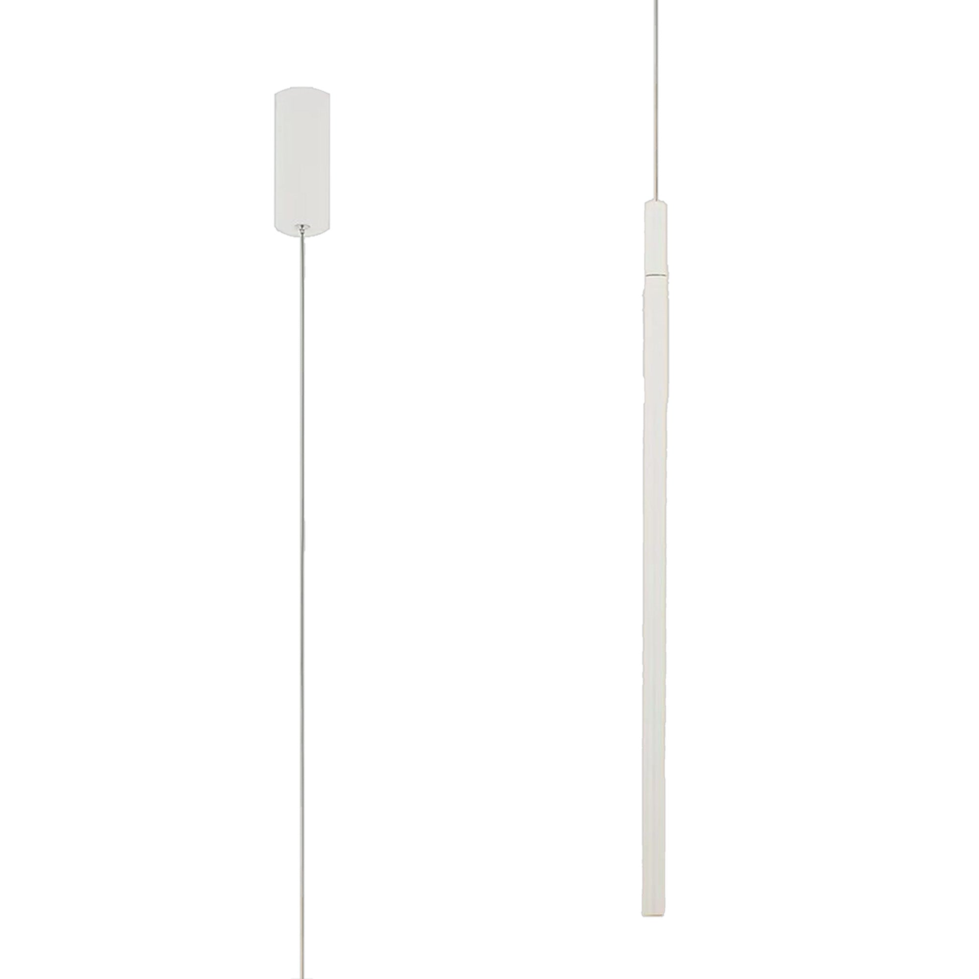 Torch Vertical Pendant, 11W LED, 3000K, 900lm, Sand White/Black 3yrs Warranty