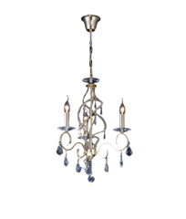 Torino 3/5/8Lt Crystal Chandelier Fitting Only - Chrome/Gold