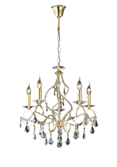Torino 3/5/8Lt Crystal Chandelier Fitting Only - Chrome/Gold