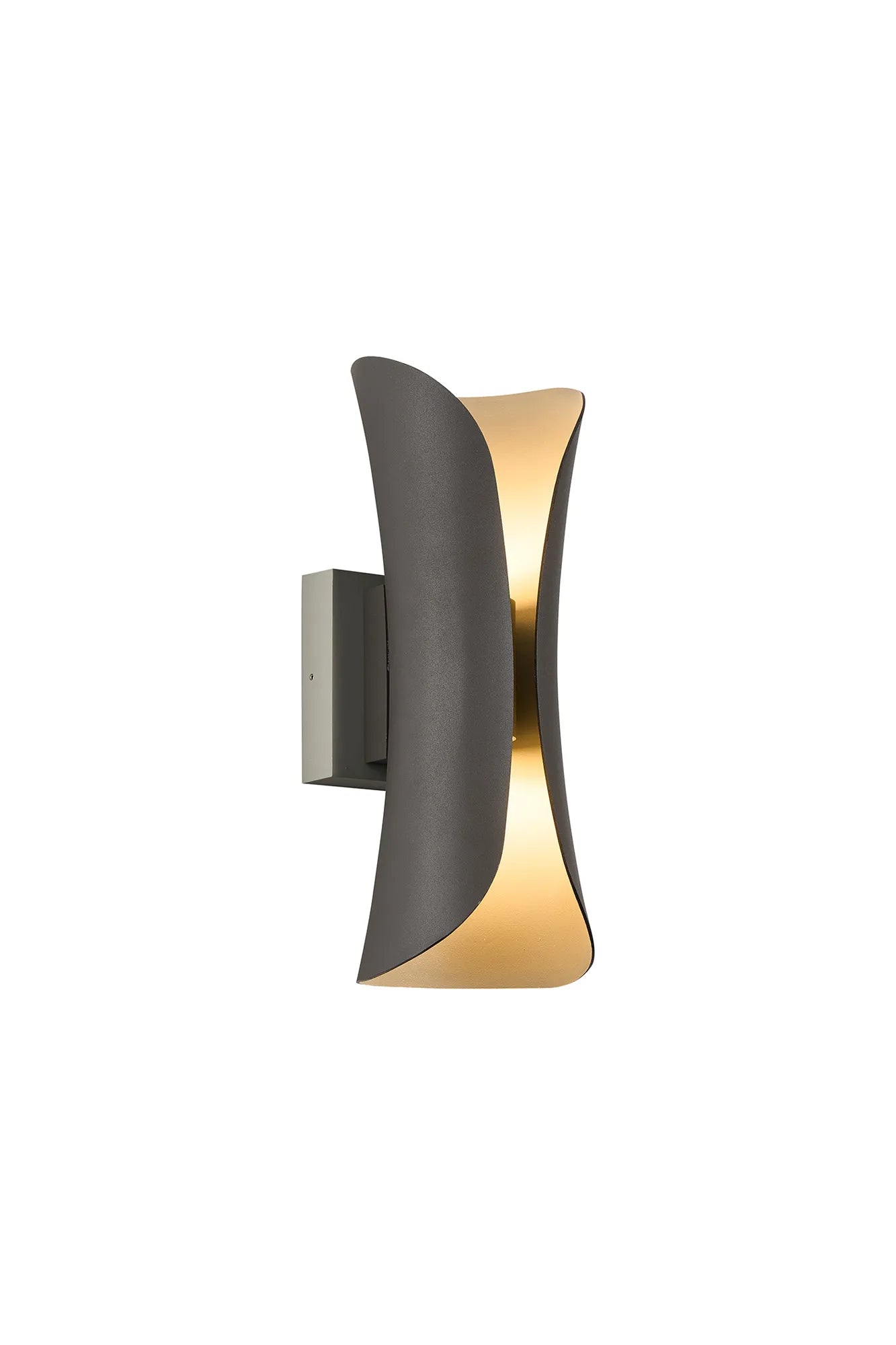 Hemingway Up/Down IP65 Wall Light - Black/Anthracite