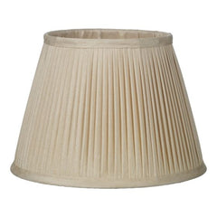 PLEATED SHADE 25CM IVORY