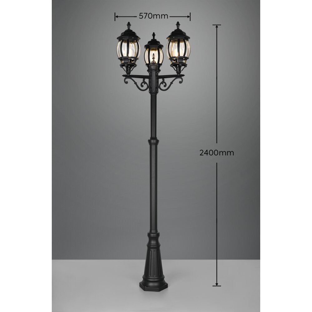 Elvo 1/3Lt Post Light IP23