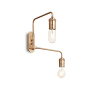 Triumph Wall Light Fitting - Black/Brass Finish - Cusack Lighting