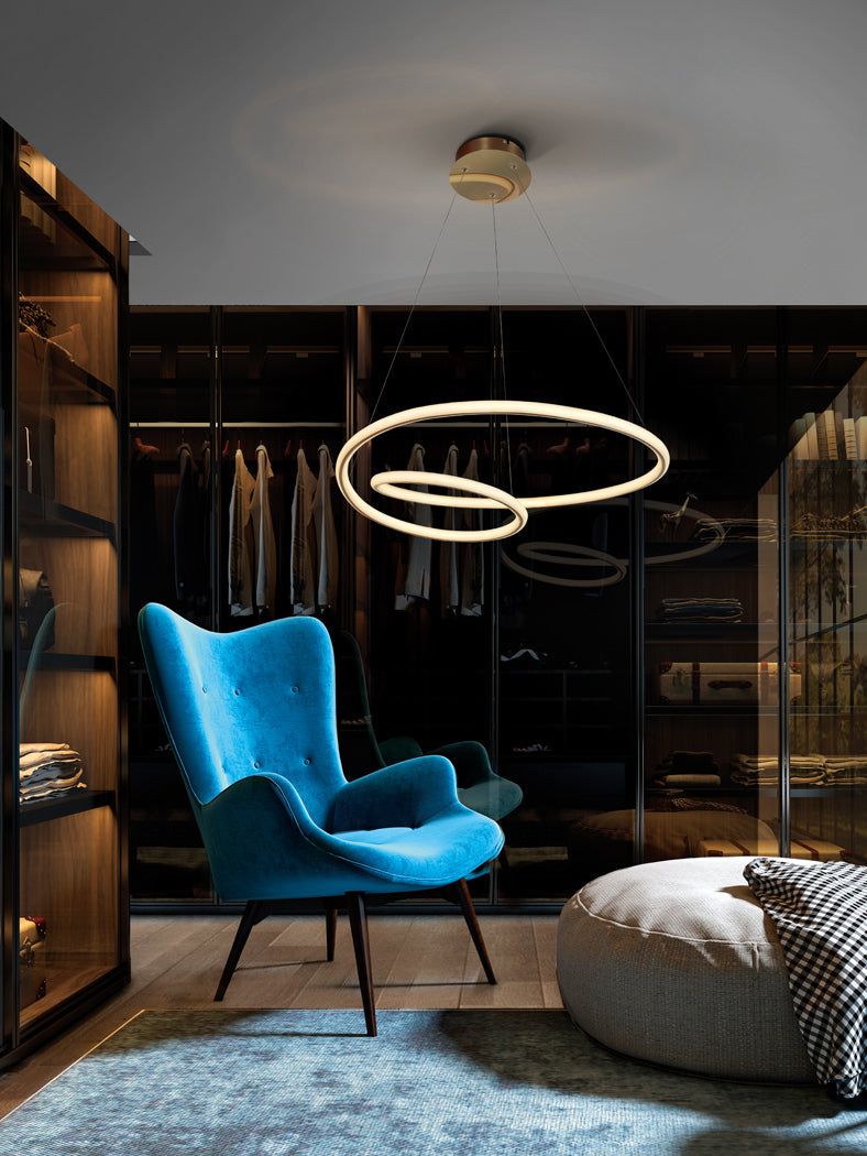 Tube Ceiling Light , Golden - Cusack Lighting