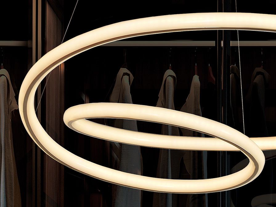 Tube Ceiling Light , Golden - Cusack Lighting