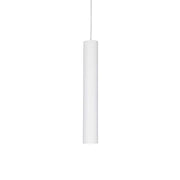 Tube Medium/Large LED Hanging Light - White/Black Finish