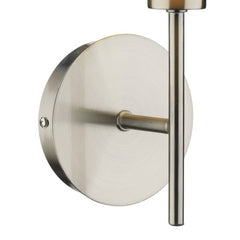 Tuscan Single Wall Bracket With Satin Chrome Shade