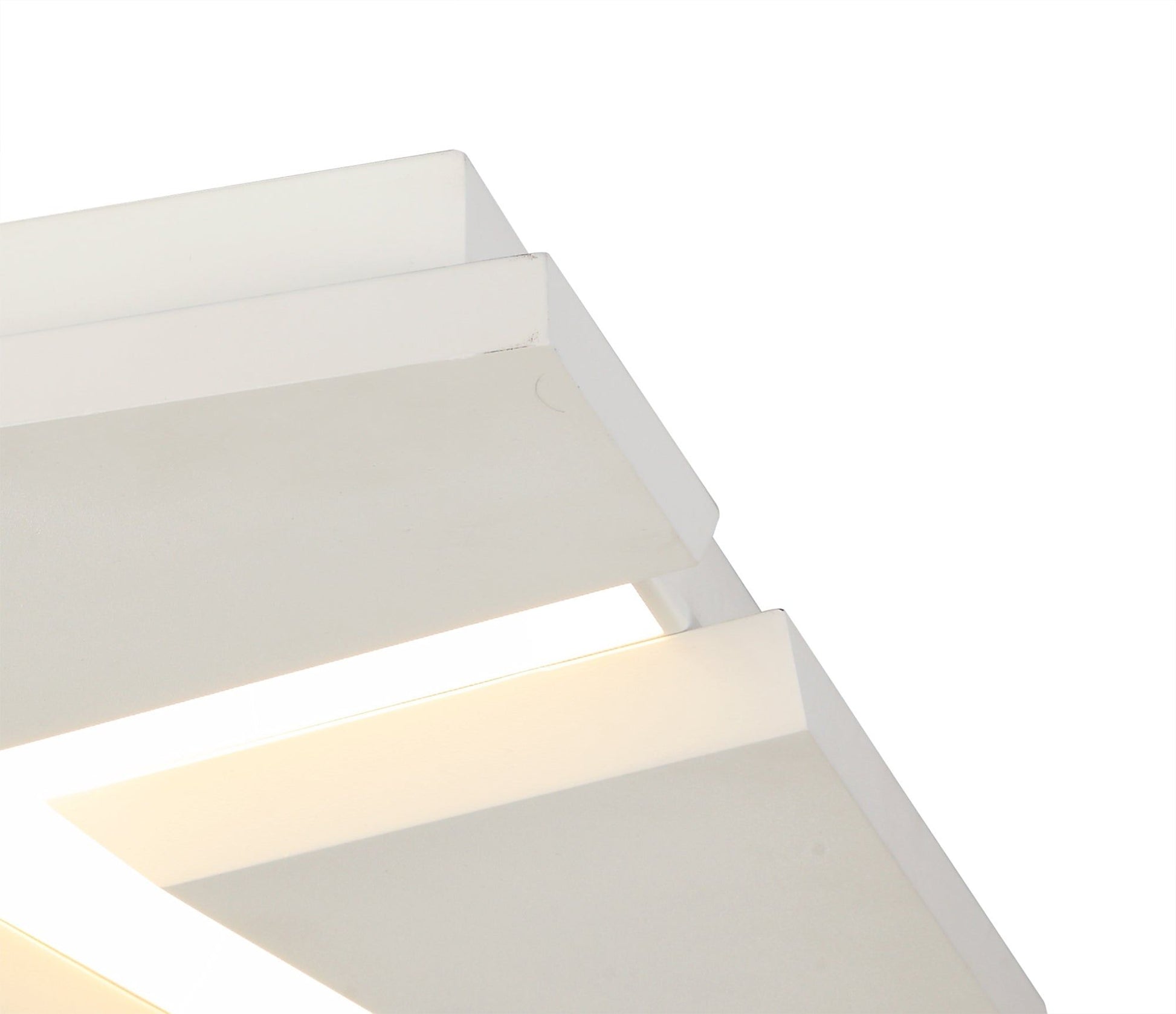 Tuscany Flush Square Square Ceiling, 1 x 50W LED, 3000K, 3500lm, Sand White, 3yrs Warranty
