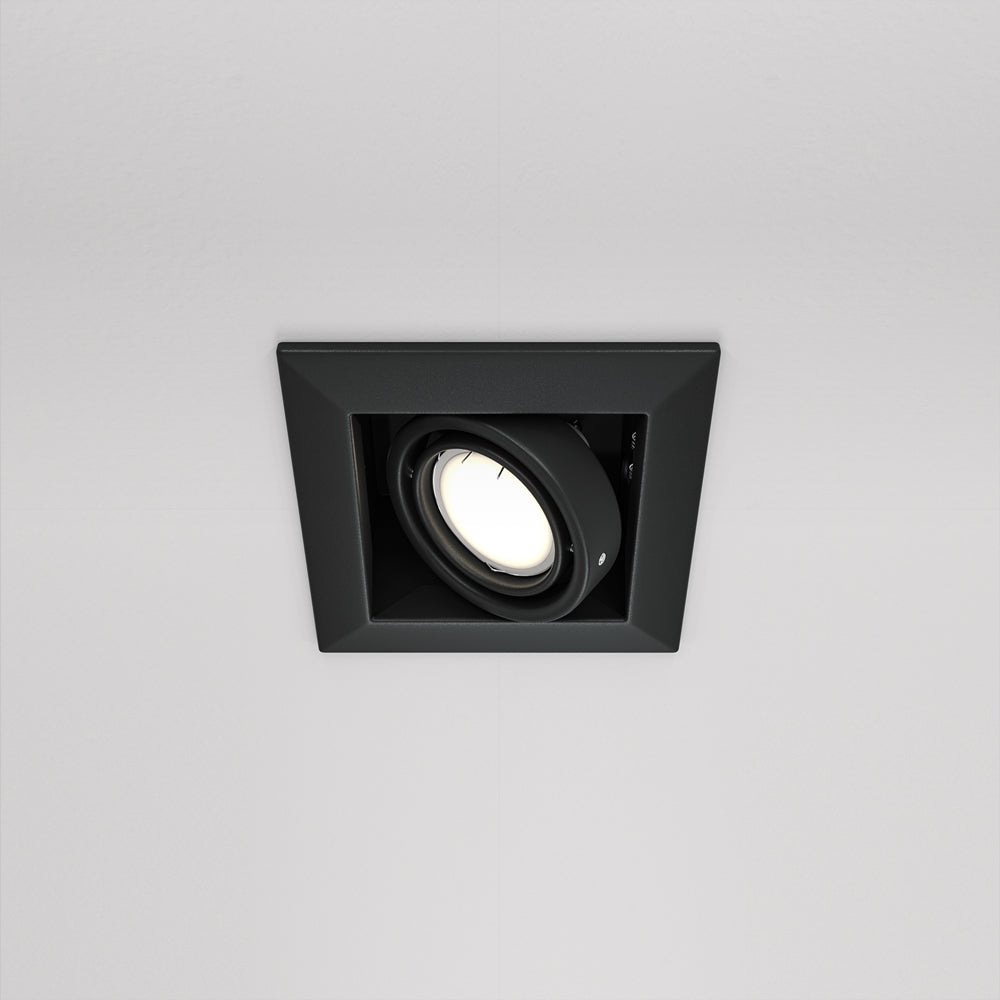 Metal Modern Recessed Light- Black/ White Finish