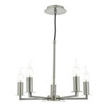 Tyler 5/8Lt Light Fitting - Satin Nickel/Bronze (Excludes Shades)
